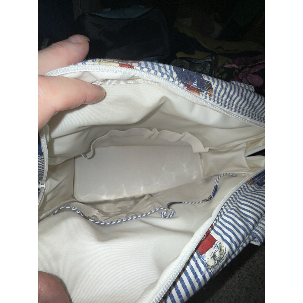 VINTAGE RALPH LAUREN BEARS TOTE, TRAVEL, OVER NIGHT, DIAPER BAG, RARE FROM 90S - Picture 11 of 15